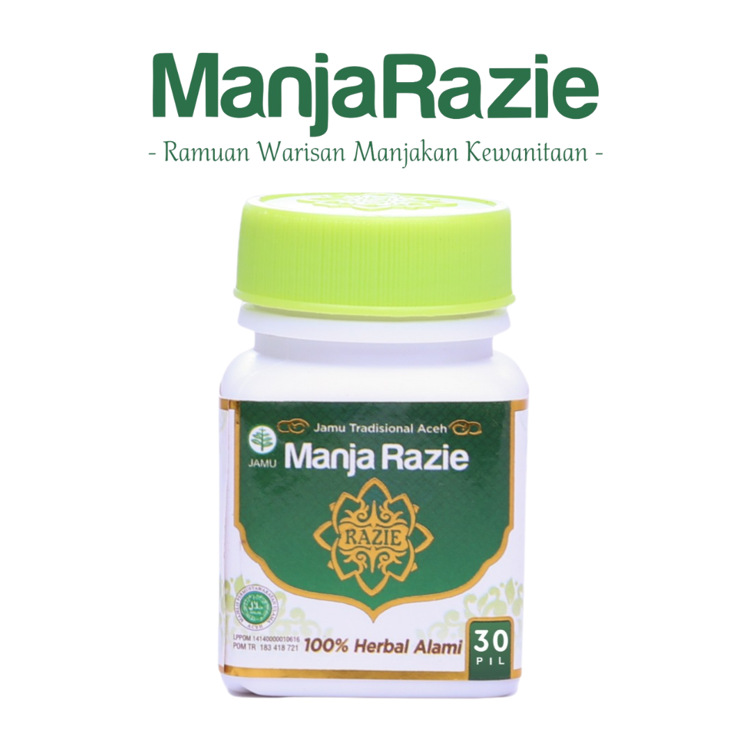 ManjaRazie Botol isi 30/60 Pill | Ramuan Warisan Manjakan Kewanitaan | BPOM & HALAL